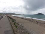 Strand bei Marazion, im Hintergrund St.