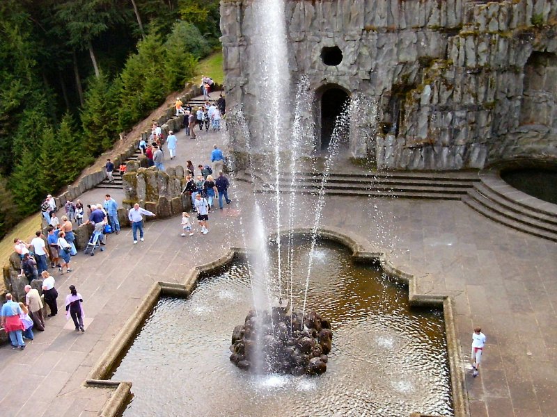 Wasserspiele im Park Kassel-Wilhelmshhe, 2004